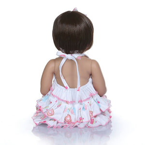 Bebe Reborn corpo inteiro silicone 47cm